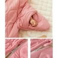 thumbnail image 2 of Baby Sleep Sack Boys Girls Fleece Winter Sleeping Long Sleeve Onesies Pajamas Star-Fish Warm Sleeping Bag Snowsuit, Pink, 6 Months, 2 of 6