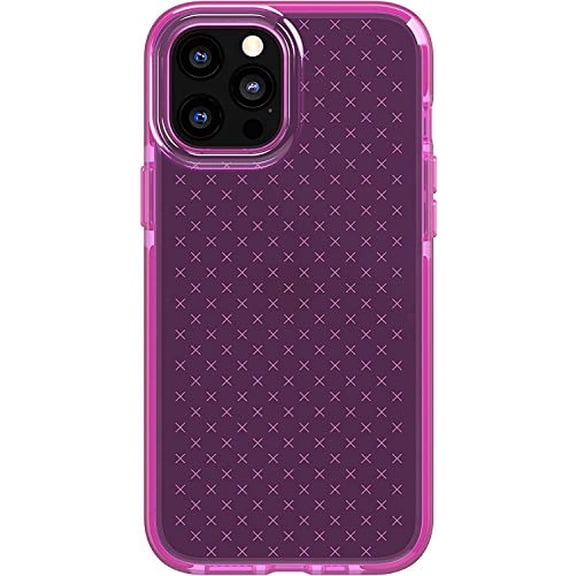 tech21 Evo Check Phone Case 6.7 In Apple iPhone 12 Pro Max 5G 12 ft Drop Protection Pink Mystical Fuchsia