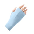 thumbnail image 5 of Gants Bleus Mitaines Femmes Gants de Protection Extérieure Longueur Poignet Gants de Conduite Anti-Soleil Gant Sans Doigts, 5 of 5