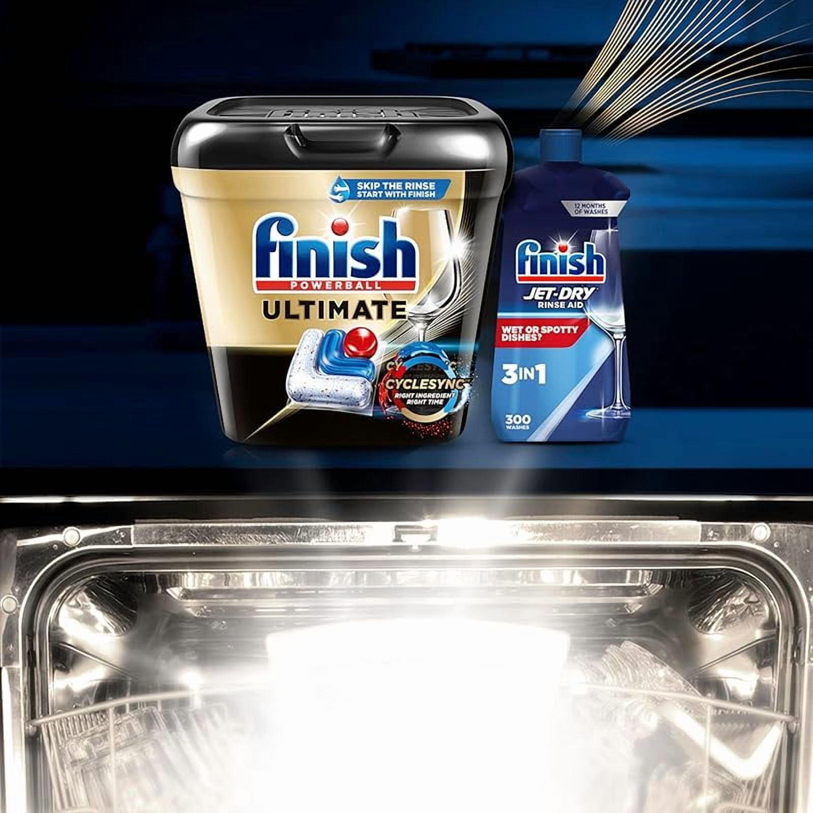 Ultimate Dishwasher Pods, No Pre-Rinse Dishwasher Detergent Soap Removes Burnt-On Stain, with CycleSync Technology, Degreasing & Scrubbing Power, 76 Count