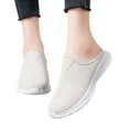 thumbnail image 3 of Sngxgn Women's Ballet Flats for Shoes Slip on Casual Flats Shoes(Beige,39), 3 of 8