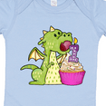thumbnail image 4 of Inktastic Dragon Cupcake 1st Birthday Boys or Girls Baby Bodysuit, 4 of 5