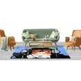thumbnail image 2 of Thinking Monkey Painting Rug, Banksy Thinkin Monkey Rugs, Animal Rugs, Easy To Clean Rug, Dining Room Rug, Bathroom Rug, Gift For The Home, 3.9'x5.9' - 120x180 cm, 2 of 8