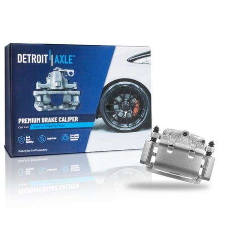 Detroit Axle - Rear Right Brake Caliper w/Bracket Replacement for Ford E-150 E-250 E-350 Econoline Club Wagon Super Duty