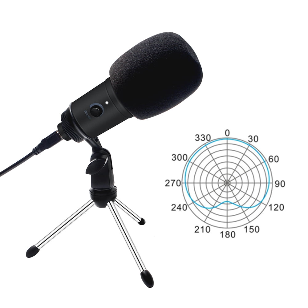EIMELI USB Microphone, Metal Condenser Recording Microphone for Laptop MAC or Windows Cardioid Studio Recording Vocals, Voice Overs,Streaming Broadcast and YouTube