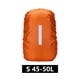thumbnail image 4 of Mochila Impermeable Cubierta para La Lluvia Correa Antideslizante Con Hebilla Cruzada (M) Naranja, 4 of 9