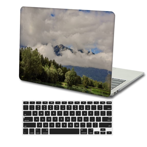 KSK KAISHEK Protective Case Hard Cover for MacBook Air 13.6" 2022.0 A2681 m2 + Black Keyboard Cover, Colorful B 0104