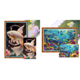 thumbnail image 1 of Hilo Algodón Ecológico Bordado Punto Cruz Con Pez Dorado 11CT 40x65cm, 1 of 8
