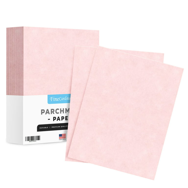 Pink Ice 8.5 x 11 Stationery Parchment Colored Regular Papers, Color Paper | 1 Ream of 100 Sheets
