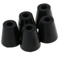 thumbnail image 1 of 5 piezas de almohadillas de parachoques negras , pies de goma, 40x38 mm, 1 of 7