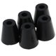 thumbnail image 1 of 5 piezas 40x38mm pies de goma antideslizantes alfombrillas de goma para muebles, patas de silla, protectores de de , negro, 1 of 7