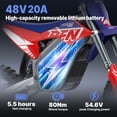 thumbnail image 5 of RFN Warrior Youth SX-E2 Electric Dirt Bike - MAX 2000W Powerful Brushless Motor - 28 mph Top Speed | 26-Mile Range & Off-Road eBike for Teens and Adults, 5 of 8