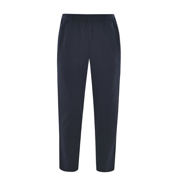 hajo pantalón homewear para hombre - pantalón jogging, stay fresh, mezcla de algodón elástico, color liso Azul 6XL (6X-Large)
