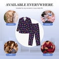 thumbnail image 7 of KLL Mexican Frogs Sleepwear Mens Flannel Pajamas,Long Cotton Pj Set, 7 of 7