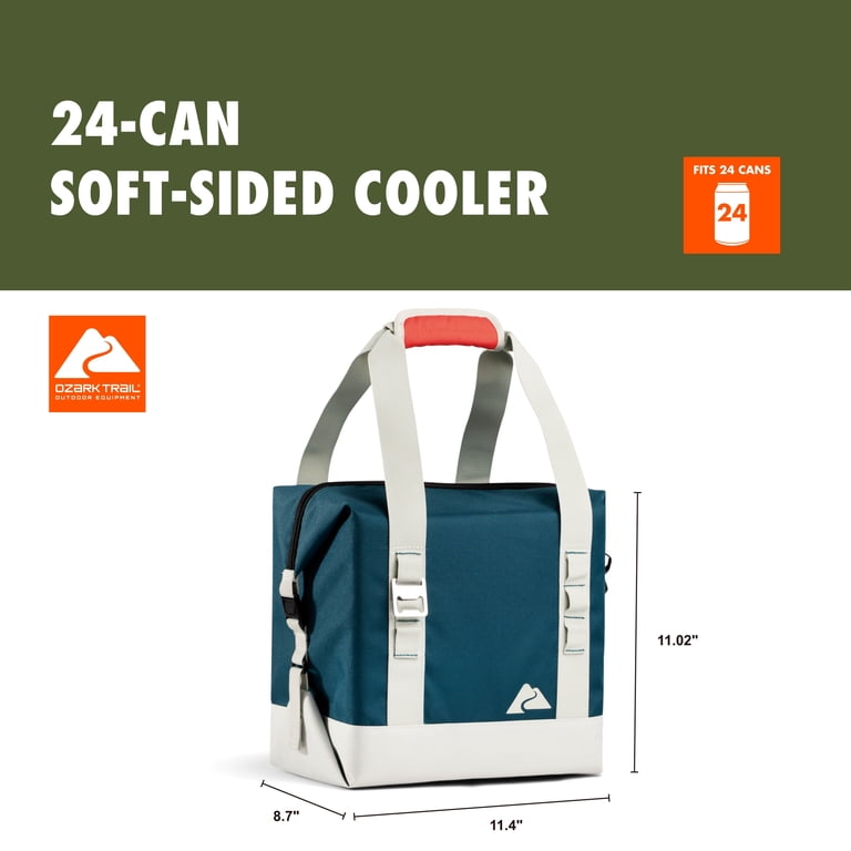 Ozark Trail 24-Can 14 qt Soft-Sided Folding Cooler with Built-in