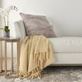thumbnail image 3 of Nourison Life Styles Woven Ribbon Loops Blush Decorative Throw Pillow , 26"X26", 3 of 5