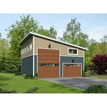 763-5751: Vacation Garage 0 Bed, 0 Bath Luxury Home Plan, 0 Sq Ft: Full Blueprints with License to Build by Home Plan Marketplace - Lesuto