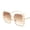 Brown, variant on Metallic Frame Sunglasses with PC Lens UV400 Protection Fashion Metal Frame Eye Wear New Design Sunglasses for Women and Men