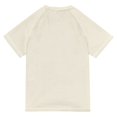 thumbnail image 6 of FORMRS Boys Rash Guard Short Sleeves Swim Shirt Quick Dry UPF 50+ Sun Protection, Sizes 3-12T, Beige Retro Pattern, 6 of 6