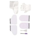 thumbnail image 4 of Juego de Calcetines de Guantes de Spa de Cera, Calcetines de Cera de Cepillo de Fibra, Fijación de Calcetines, Limpio Duradero para el Salón Hurbra, 4 of 7