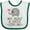 White and Green, variant on Inktastic Aunt and Uncle Love Me Nephew Boys or Girls Baby Bib