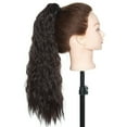 thumbnail image 4 of SEGO Drawstring Ponytail Curly Clip in Hair Bun Extensions Synthetic Long Hair for Women Black Colors, 4 of 7