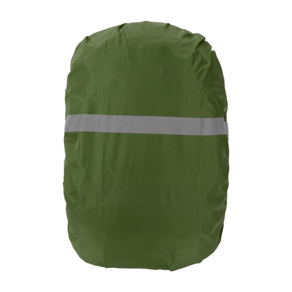 Unique Bargains Reflective Waterproof Backpack Rain Cover Green1