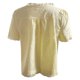 thumbnail image 4 of Camiseta de encaje con aberturas para mujer a la moda - Cuello redondo, lazo y manga corta, 4 of 6