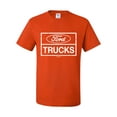 thumbnail image 2 of Wild Bobby, Ford Trucks White Sign, Cars and Trucks, Men Graphic Tee, Orange, 3X-Large, 2 of 4