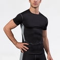 thumbnail image 4 of pstuiky Mangas cortas para hombre, Camisas deportivas de manga corta con cuello redondo y secado rápido para hombre camisas casuales para hombre l, 4 of 9