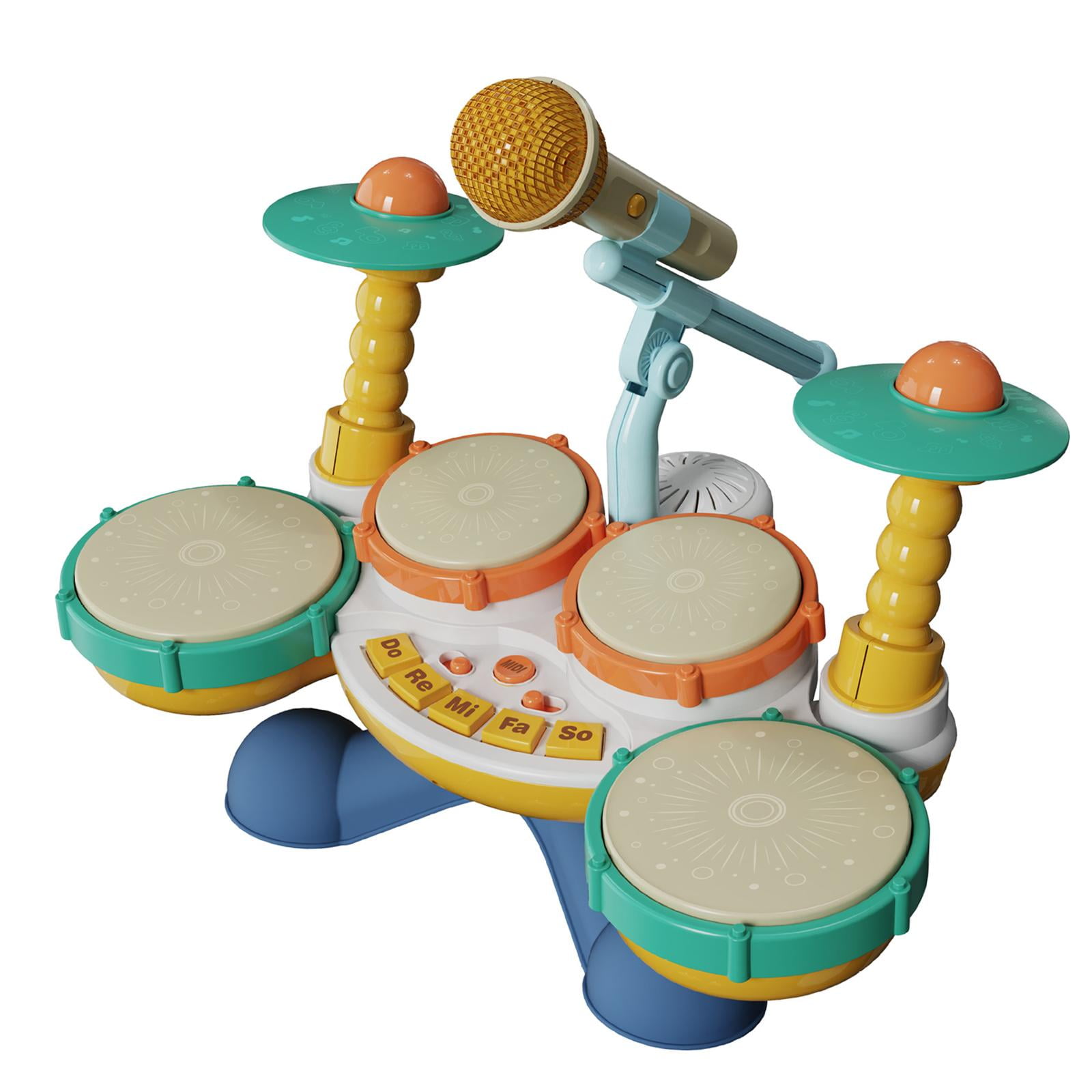 Kusrkot Baby Baby Drum Set Birthday Gift Montessori Musical Instruments Set Baby Sensory B Other Optional