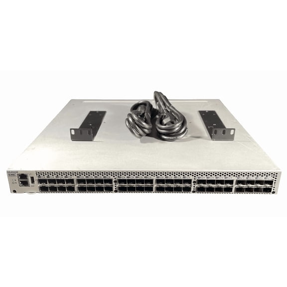 Restored Brocade EMC DS-6510B 48-Port 16Gbps Fibre Channel SAN Switch w/ Dual PSU (Refurbished)
