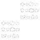 thumbnail image 1 of Bearachild Paquete de 12 molde antiadherente para galletas de Acción de Gracias, molde para galletas, decoración de pasteles, sello de caramelo, A 2piezas Bearachild CBP182423, 1 of 6