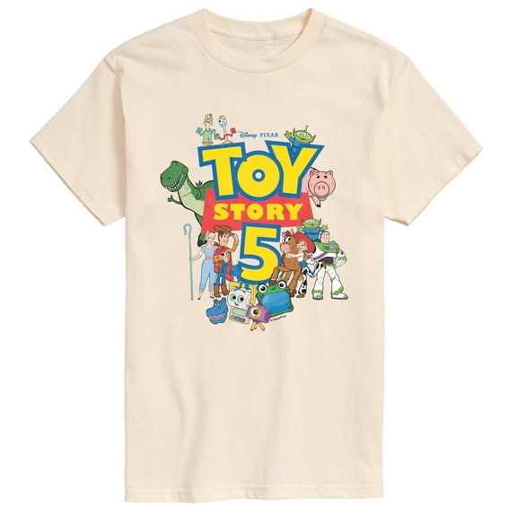 Toy Story 5 - Character Logo - Men's Short Sleeve Graphic T-Shirt
