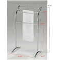 thumbnail image 4 of Pilaster Designs HATR248 Pilaster Designs - Chrome Finish Towel Rack Stand, 4 of 4