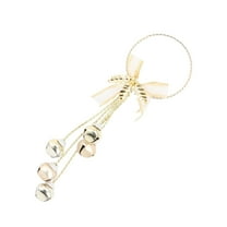 yuehuaidai Decorations Decorative Door Knobs Iron Christmas Bells Joyful Decoration Decors Christmas Pendant for Door