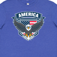thumbnail image 4 of Inktastic America with Eagle Shield and Banner Youth T-Shirt, 4 of 5