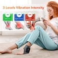 thumbnail image 4 of Electric Heated Ankle Foot Massager Wrap, 3 Temperature Levels & 3 Vibration Speeds, 2000mAh Cordless Rechargeable Massager for Home Travel, 15-Min Auto Shut-Off, Ideal for Men Women Adults Seniors, 4 of 14