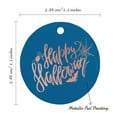 thumbnail image 6 of Inkdotpot 50 Pack Real Rose Gold Foil Paper Tags Happy Halloween Halloween Favor Hang Tags, 6 of 7