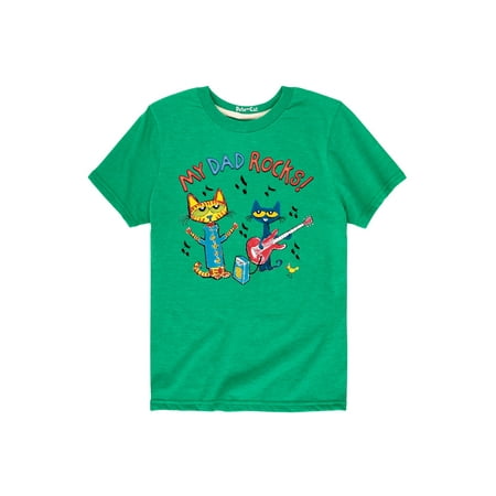 

Pete The Cat - My Dad Rocks - Toddler Short Sleeve Graphic T-Shirt
