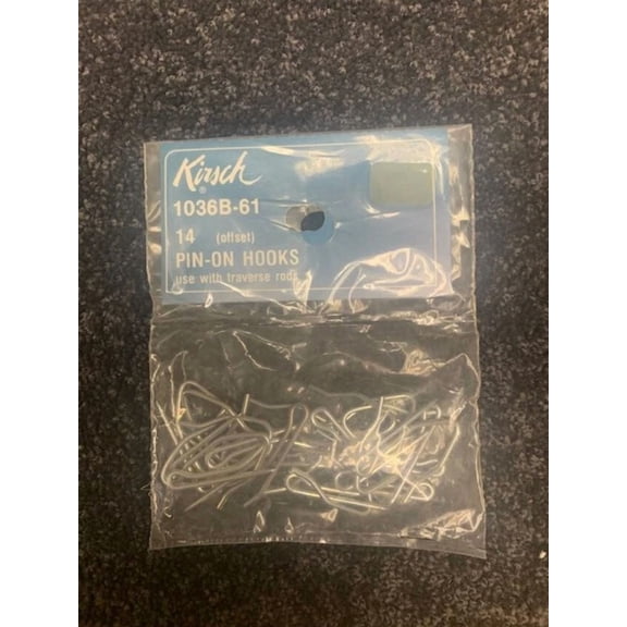 Kirsch Pin On Hooks For Use With Traverse Rods 1036B-61