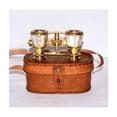 thumbnail image 2 of Antique Vintage Opera Glasses Binoculars White Mother of Pearl & Handle Brass, 2 of 4