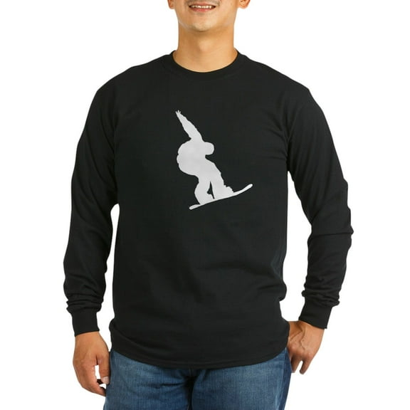 CafePress - Snowboard Long Sleeve Dark T Shirt - Long Sleeve Dark T-Shirt