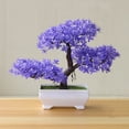 thumbnail image 3 of Taolixe Artificial Plant Colored Faux Potted Plant Tabletop Mini Potted Fake Pine Tree for Home Store Office Clearance-Artificial Bonsai, 3 of 8