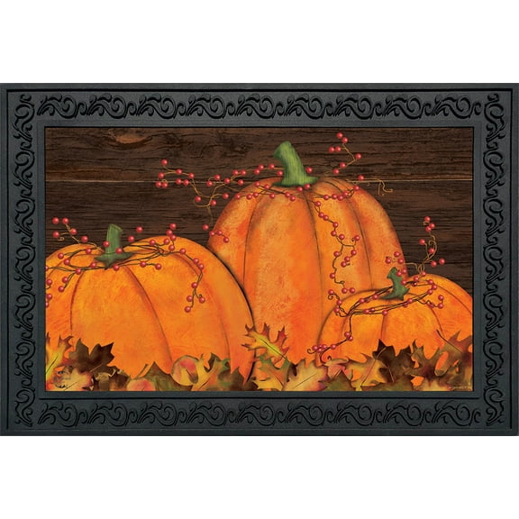Briarwood Lane Rustic Pumpkin Patch Fall Doormat