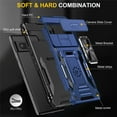 thumbnail image 2 of ELEHOLD Heavy Duty Rugged Case for Google Pixel 7 2022 Full Body Protection with Camera Lens Cover Magnetic Metal Ring Holder Kickstand Anti-Scratch Shockproof Case, Navyblue, 2 of 7