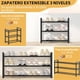 thumbnail image 4 of Zapatero Extensible, Zapatero, para 9 a 13 Pares, Estante Apilable Zapatero de Metal Ajustable para Puerta, Entrada, Pasillo, Balcón, 4 of 8
