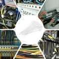thumbnail image 7 of 8inch Zip Ties, 100pcs Cable Ties Tags Nylon Wire Marking Label Self Locking Plastic Straps Write on with Label Tags Paper for Organization Cord Network Ethernet Marking, White, 7 of 7