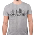 thumbnail image 2 of Skyline Charlotte North Carolina Shirt Unisex X-Large Grey, 2 of 5