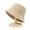 Khaki, variant on KuKuzhu New Fashion Summer Reversible Bucket Hat Women Cotton Sun Protection Fisherman Cap Panama Hat Bob Gorro Pescador Hat Present